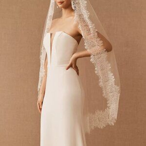 Aleksa Karina Hemsley Veil Ivory Wedding Veil